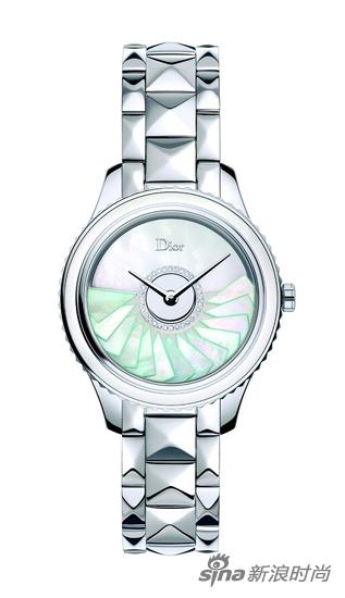 DIOR VIII GRAND BAL “PLISSÉ SOLEIL”系列高级腕表 镶嵌珍珠母贝