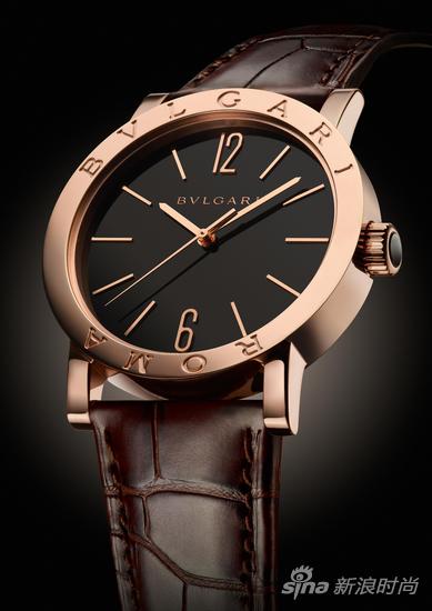 宝格丽Bulgari Roma130周年限量系列玫瑰金腕表
