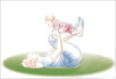 小猴晃晃锻炼腹直肌