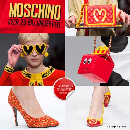 Moschino 2014秋冬秀场“麦当劳”单品