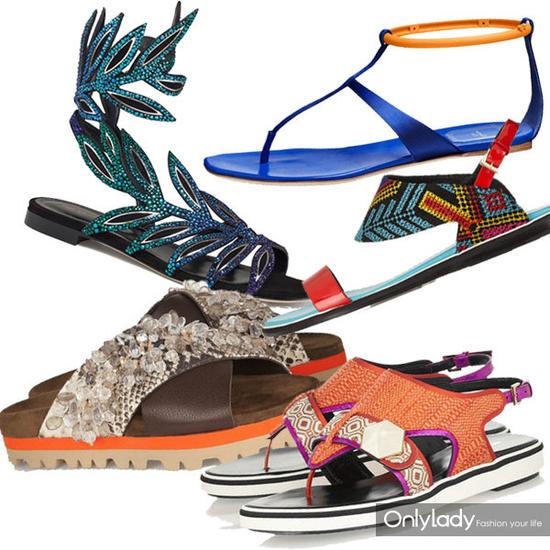 平底凉鞋逆天推荐 时髦又实用单品集合 |凉鞋|单