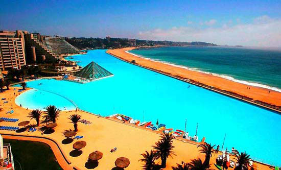 智利世界最大泳池