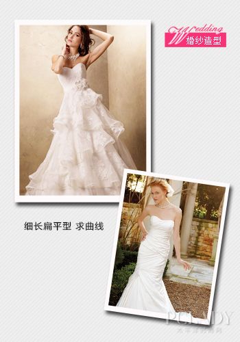 婚纱廓形_服装廓形图(2)