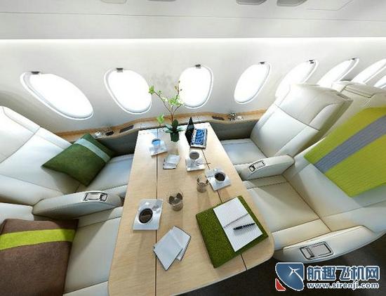 富豪的专享:全球顶级公务机奢华内饰|富豪公务