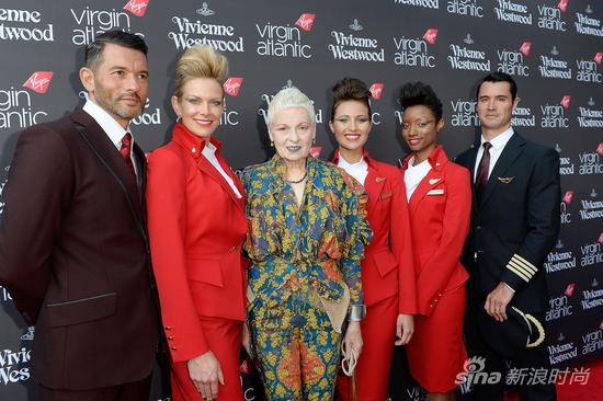 Vivienne Westwood为维珍航空设计新制服发布
