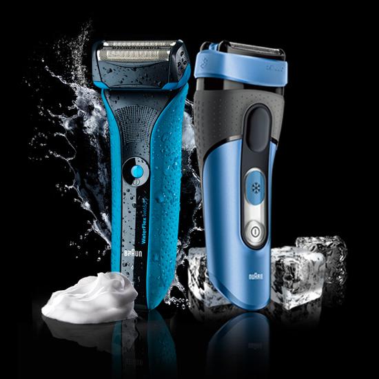 博朗水冰双刀出击 肌肤酷爽一夏|博朗电动剃须