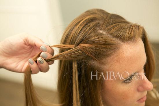 DIY超浪漫法式瀑布编发 路人立变女神|编发|瀑
