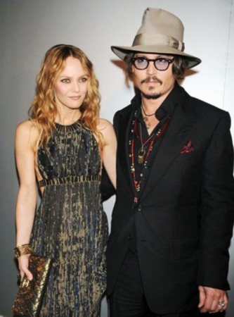 Johnny Depp与Vanessa Paradis