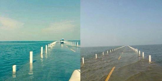 鄱阳湖现水上公路