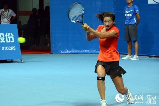 江西国际女子网球公开赛：九江姑娘出局