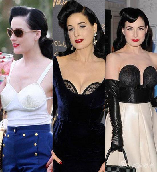 Dita Von Teese：胸衣外穿的爱好者