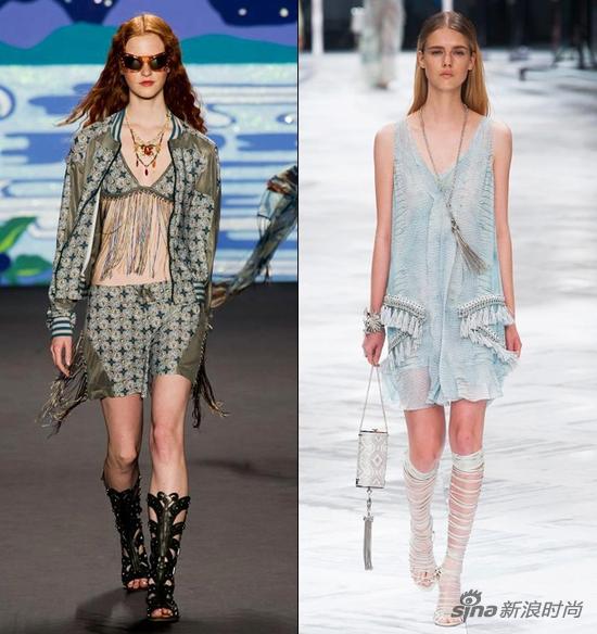 左：Anna Sui 右：Roberto Cavalli