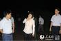 星子县委副书记、县长汪红蕾连夜赶赴现场指导防汛抢险