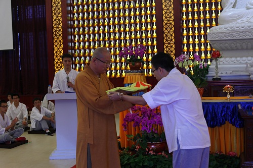 秦皇岛水岩寺慈海之光大学生文化夏令营闭幕