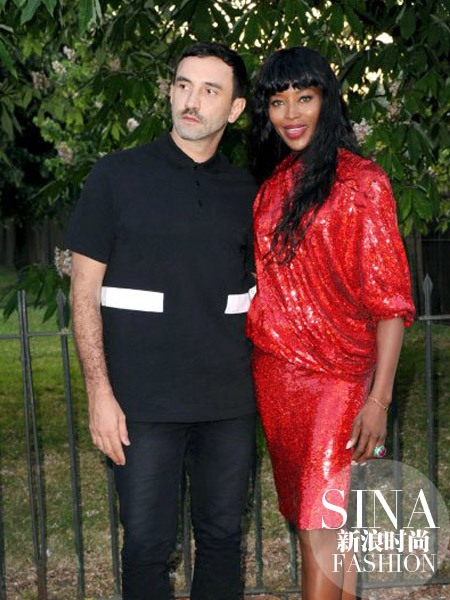 Riccardo Tisci与Naomi Campbell