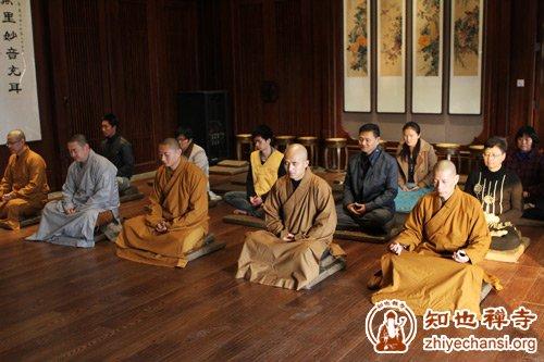 上海知也禅寺长期举行周末“知恩一日禅”活动
