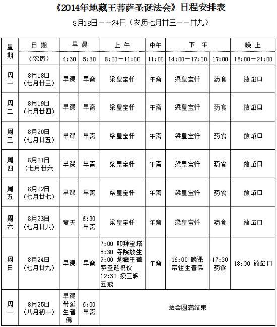 博山正觉寺2014年地藏王菩萨圣诞祝圣法会