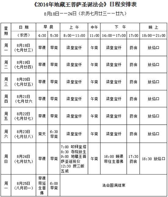 博山正觉寺2014年地藏王菩萨圣诞祝圣法会