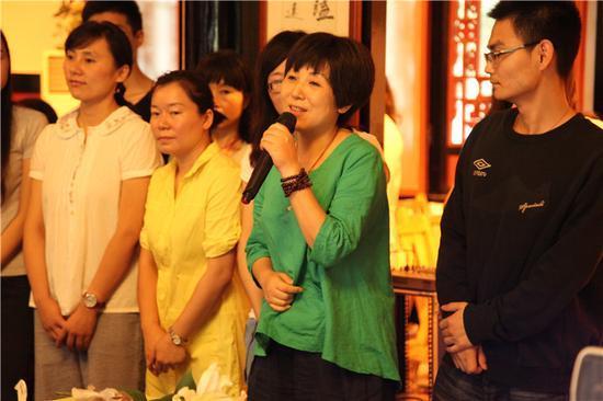 弘法利生部志工学习组代表发言