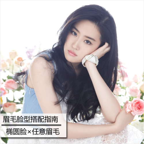 椭圆形脸
