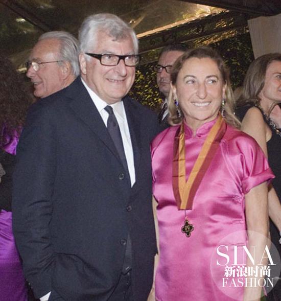 Miuccia Prada与Patrizio Bertelli