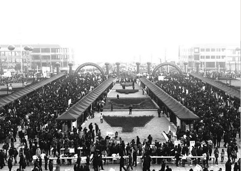 春风行动招聘会现场 资料图片