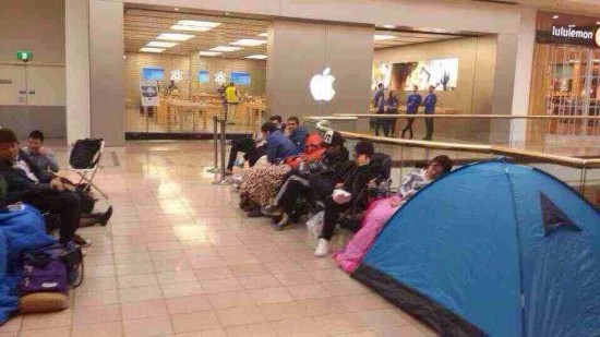 中国人在澳洲打麻将排队买iPhone6(组图)