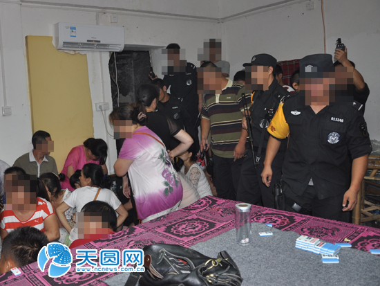 抓捕现场