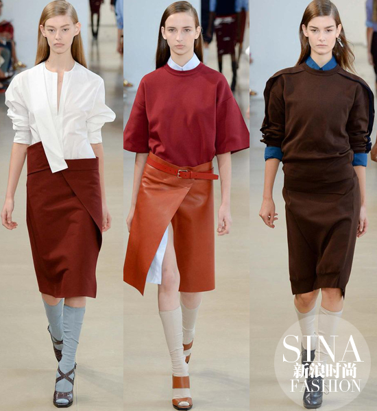 Jil Sander 2015春夏女装：廓形