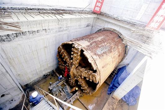 天河机场3期挖通首条地铁隧道 年底再挖通3隧
