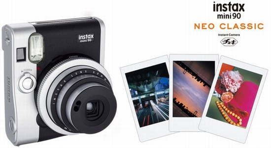 富士(Fujifilm)拍立得相机黑色复古礼盒套装