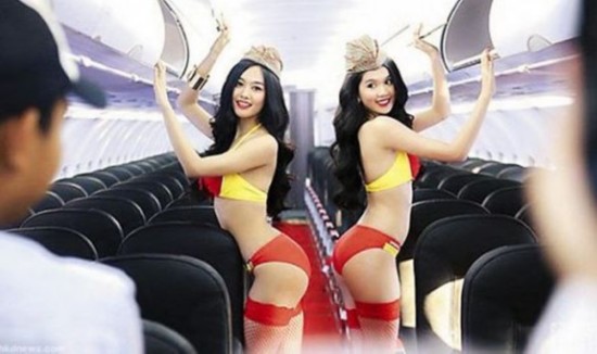 越南空姐比基尼宣传照劲爆出炉