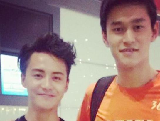 马天宇孙杨身高差萌