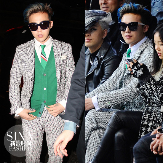 权志龙水原希子将同场看秀 异国情侣时尚瞬间