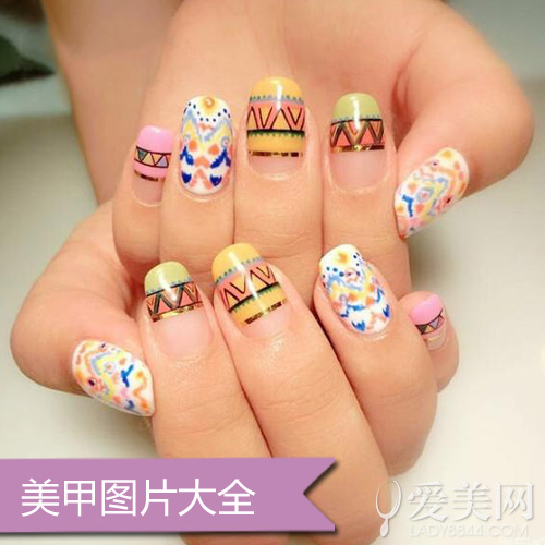 2014美甲图片大全 指尖潮流一手掌握