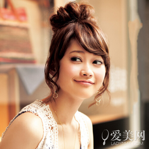 style 2 斜刘海花苞头|盘发|发型DIY