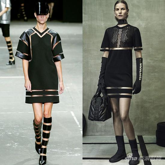 Alexander Wang 2013春夏与合作系列对比