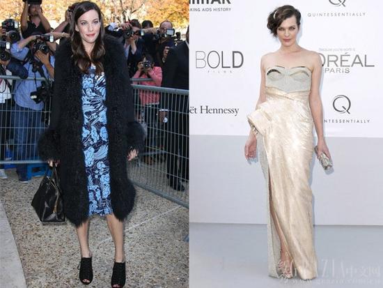 Liv Tyler(9月怀孕)& Milla Jovovich(8月怀二胎)