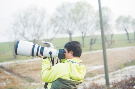 长期关注鸟类保护的本报记者李锋，日前专程前往洞庭湖拍摄候鸟迁徙。 　　三丰 摄