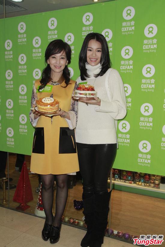 胡杏儿赵雅芝同台做慈善 力挺郑嘉颖无恙