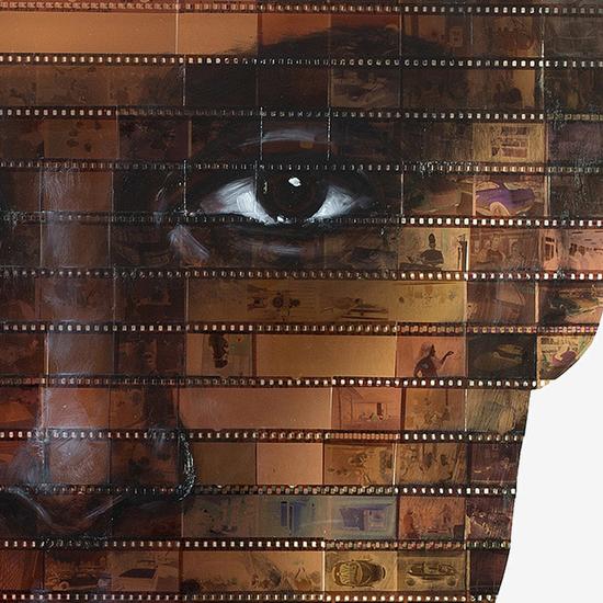 Nick Gentry:用35mm胶片拼贴马赛克人像|马赛