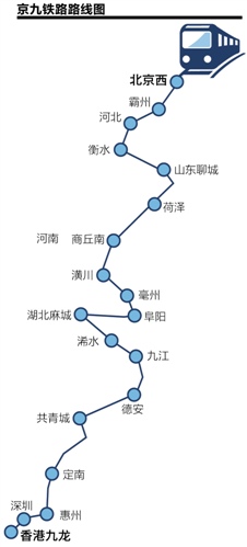 湖北安徽暗争京九高铁线路 鄂早已将其列入规