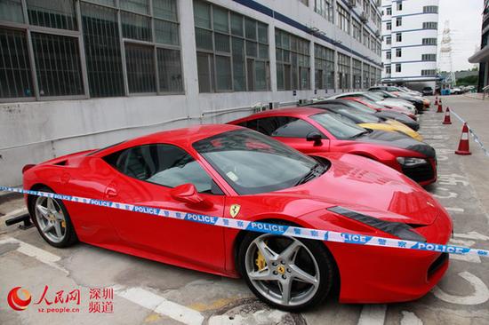 涉案车辆。(深圳交警局供图)