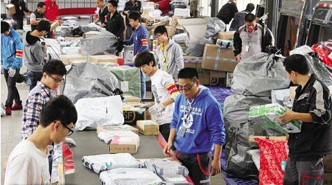 昨日上百万个包裹抵达南宁 邕城快递业未现爆