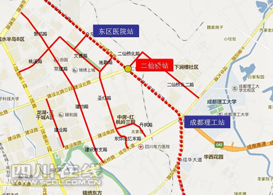 成都二仙桥片区交通调整 将增4套电子眼