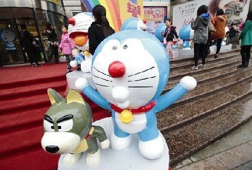 宜昌某商场举办哆啦A梦主题展 将持续一个月(