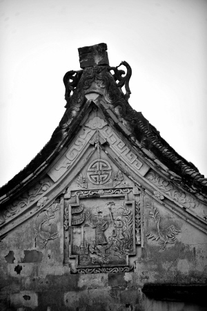 灰塑《独占鳌头》