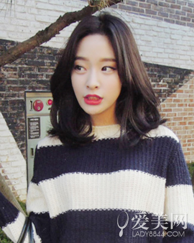 STYLE5 中分刘海卷发|韩式发型|中长发