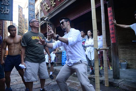 《黄飞鸿》周显扬打南拳 戏逼彭于晏跳楼