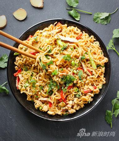 干煸炒面|炒面|方便面_新浪时尚_新浪网